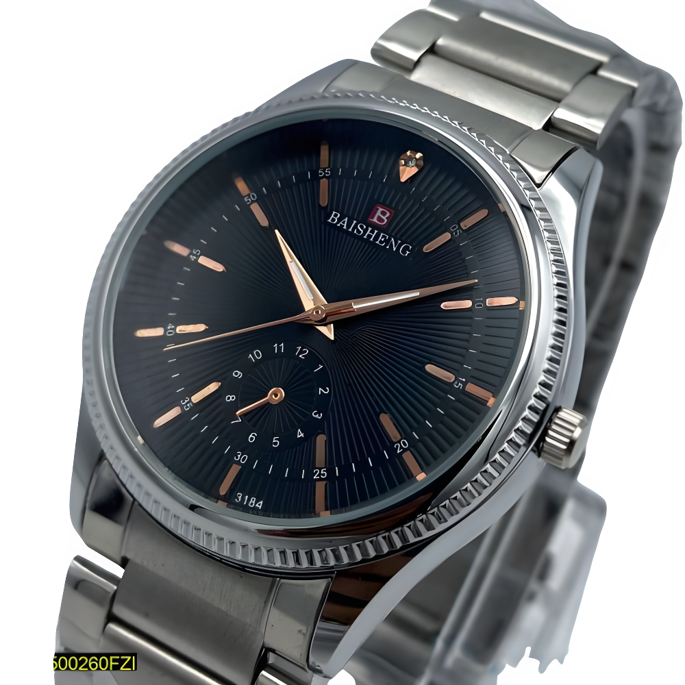 BAISHENG Classic Steel Chronograph