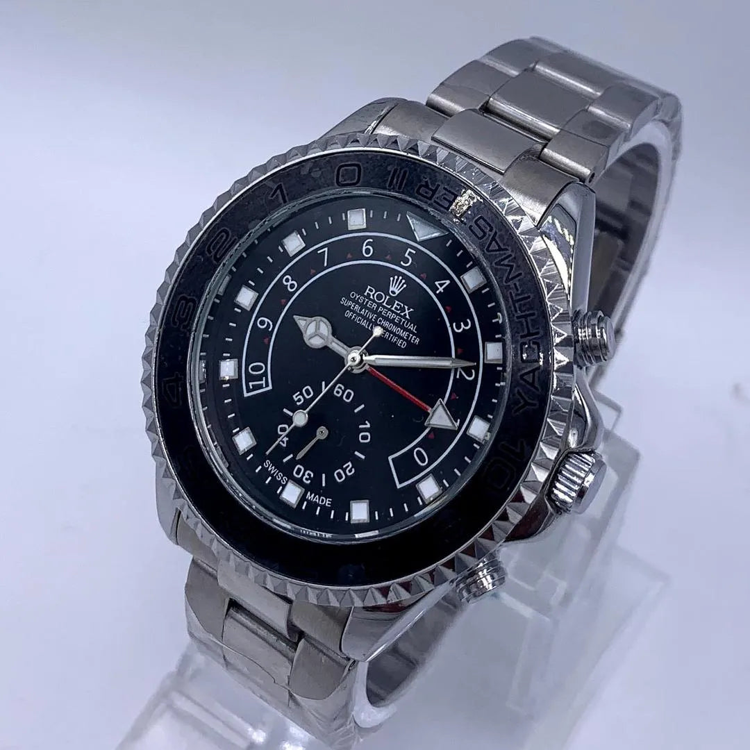 Rolex Oyster Perpetual – Silver Black Chronograph Edition