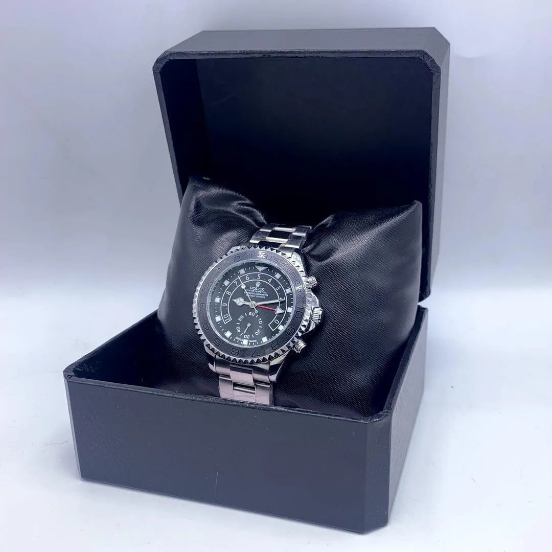 Rolex Oyster Perpetual – Silver Black Chronograph Edition