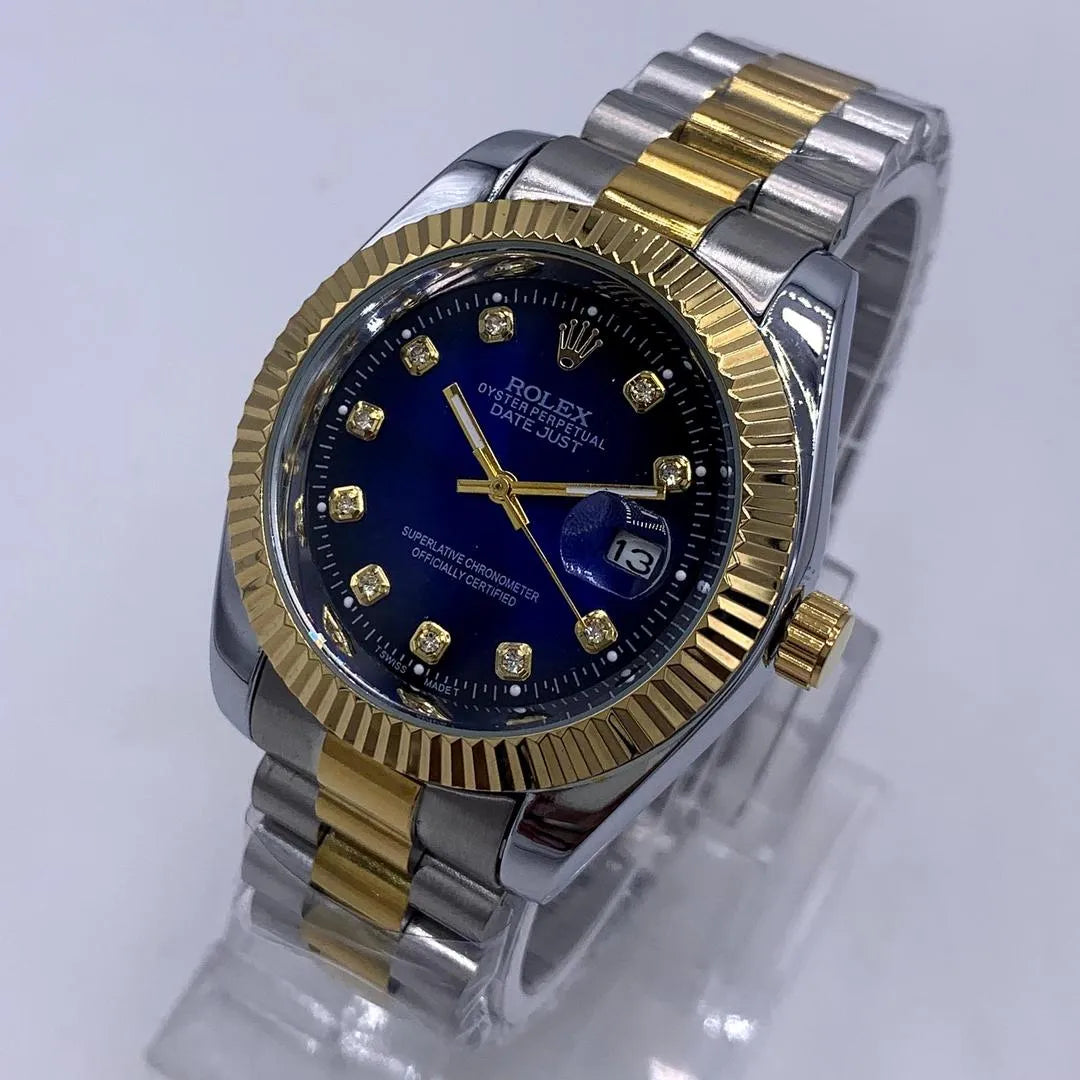 Rolex- Royal Blue Two-Tone Edition